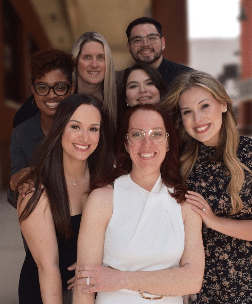 A close-up group shot of the Southern Neuro team.