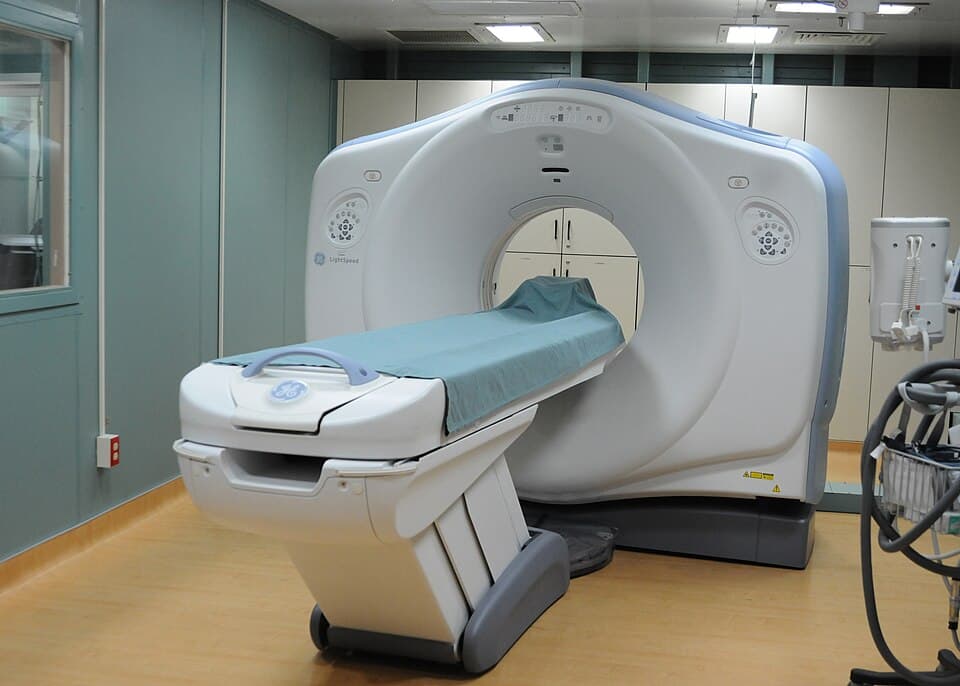 A CT scanner
