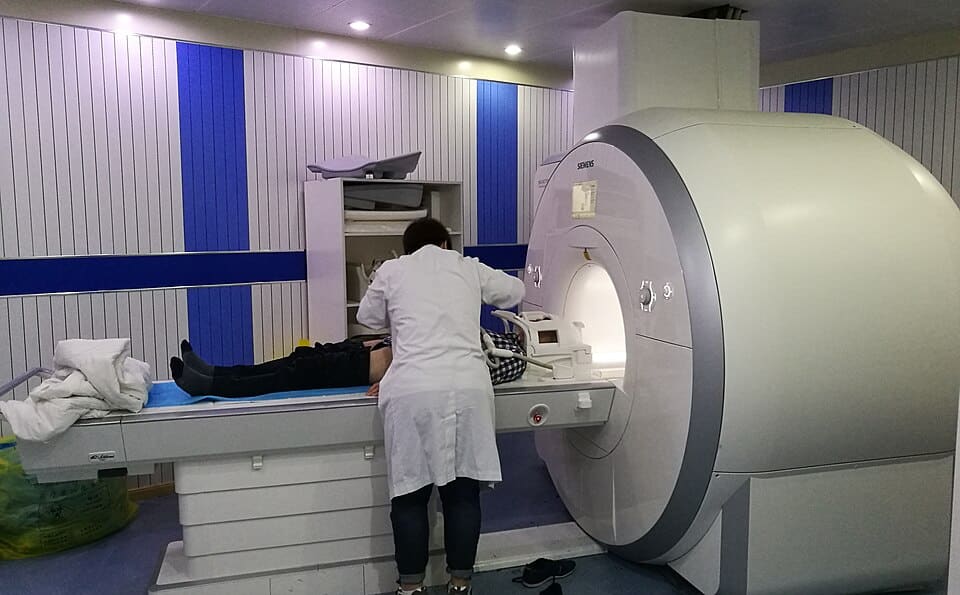 An MRI scanner