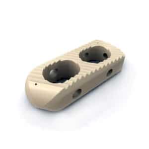 Interbody fusion cage used in a TLIF